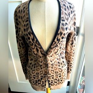 Vintage Leopard Cardigan